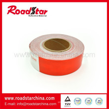 Diamond grade reflective traffic warning tape